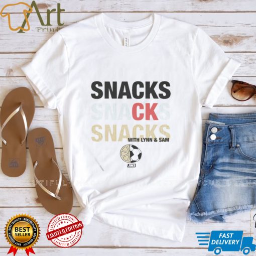 Snacks snacks snacks with Lynn and Sam jws lemon and ball t shirt