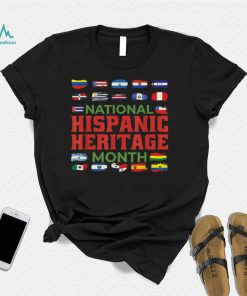Spanish Speaking Countries Flag Hispanic Heritage Month New Design T Shirt1