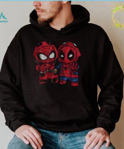 Spider Man And Deadpool Cosplay Friends Spiderman Christmas New Design T Shirt2