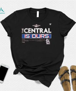 St Louis Cardinals 2022 NL Central Division Champions Locker Room The Central is ours shirt