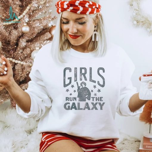 Star Wars Princess Leia Girls Run The Galaxy Comfort Colors T Shirt