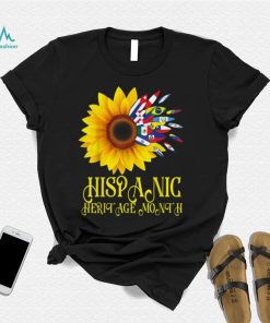Sunflower Hispanic Latino Americans Hispanic Heritage Month New Design T Shirt1