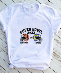 Super Bowl 2022 Cincinnati Bengals vs Los Angeles Rams American football helmet shirt