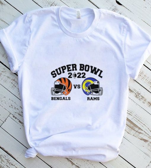 Super Bowl 2022 Cincinnati Bengals vs Los Angeles Rams American football helmet shirt