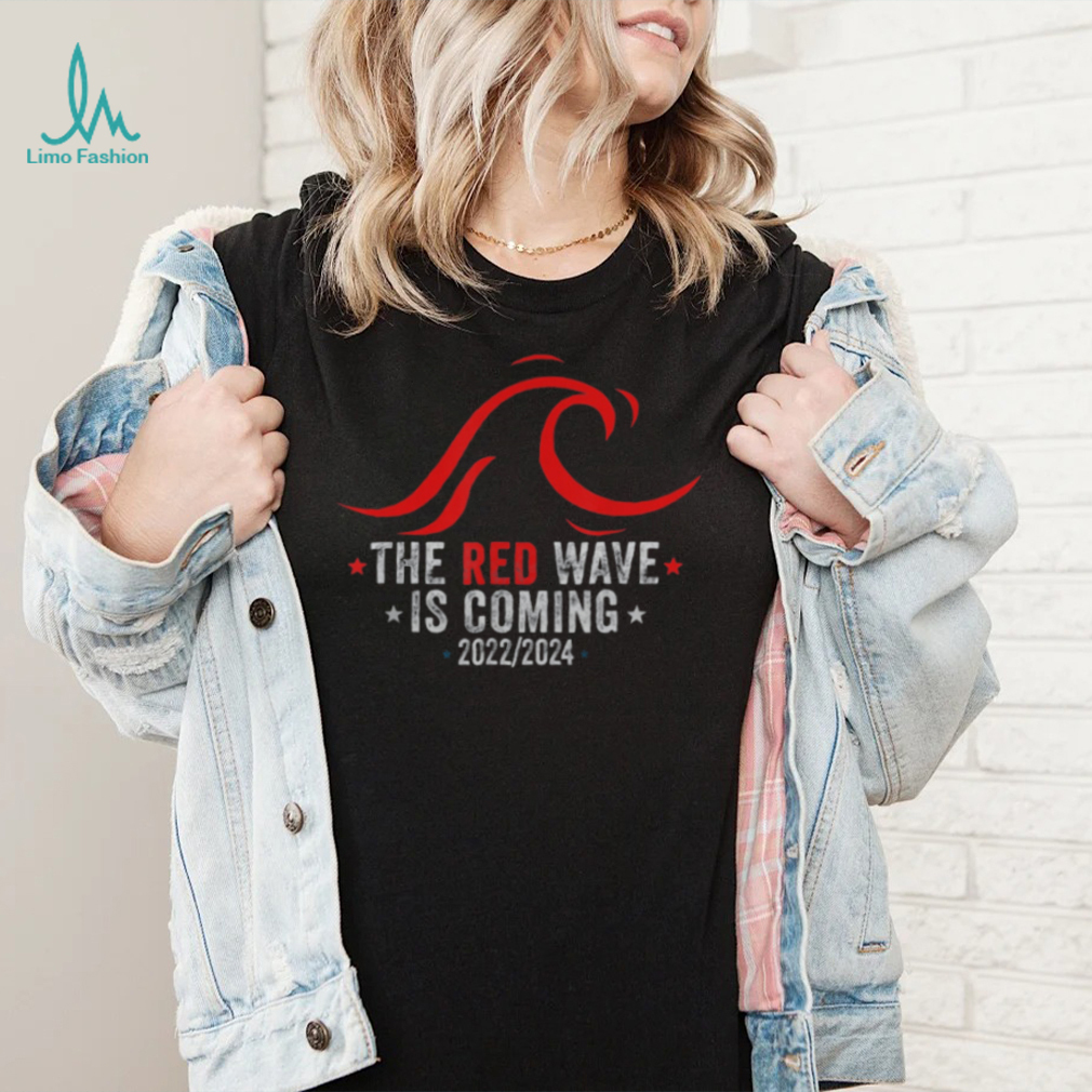 THE RED WAVE IS COMING 2022 – 2024 ELECTIONS SHIRT THE RED WAVE IS COMING 2022 – 2024 ELECTIONS SHIRT