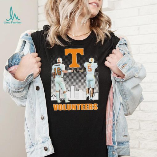 Tennessee Volunteers Peyton Manning And Hendon Hooker Signatures Shirt
