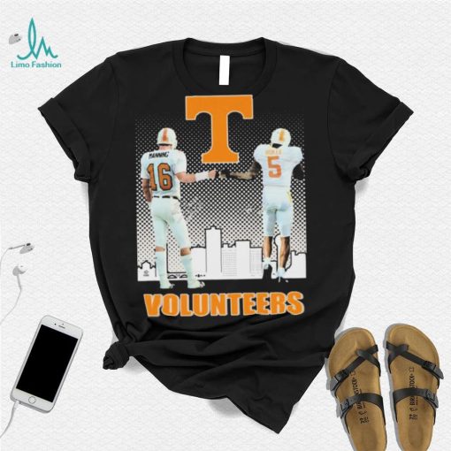 Tennessee Volunteers Peyton Manning And Hendon Hooker Signatures Shirt