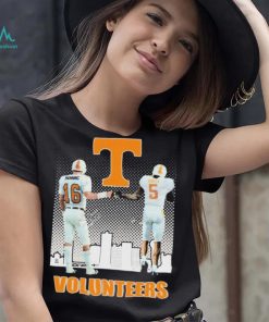 Tennessee Volunteers Peyton Manning And Hendon Hooker Signatures Shirt