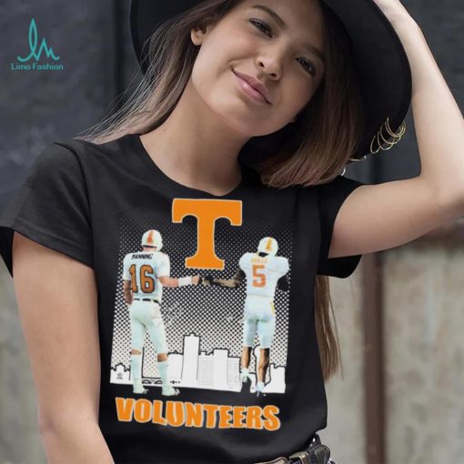 Tennessee Volunteers Peyton Manning And Hendon Hooker Signatures Shirt