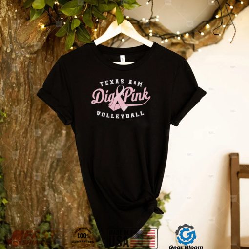 Texas AM Aggies Dig Pink Breast Cancer Volleyball shirt