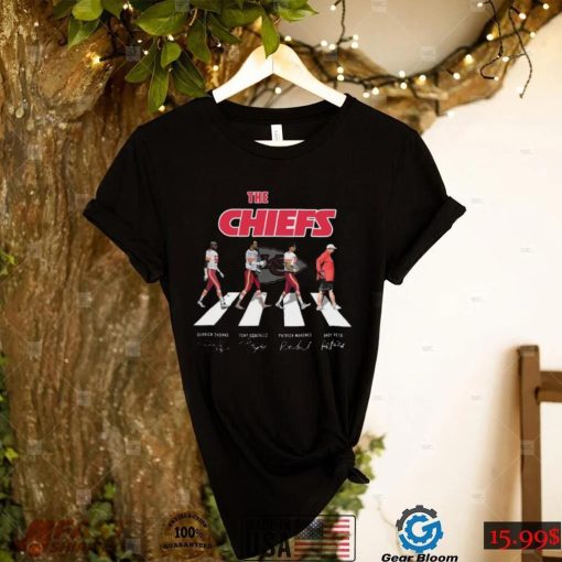 The Chiefs Abbey Road Kansas City Chiefs Signatures T Shirt