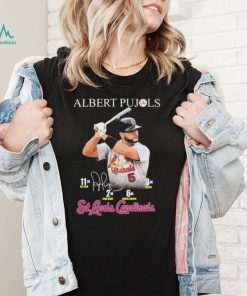 The Legend Player Albert Pujols St Louis Cardinals Signatures Shirt1