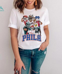The Phila Sports Team Cartoon Skull Shirt
