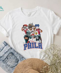 The Phila Sports Team Cartoon Skull Shirt