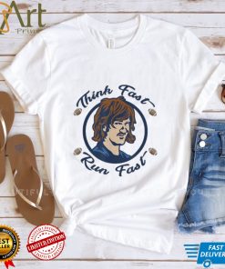 Think Fast Run Fast Chad Powers 200 American Football T Shirt