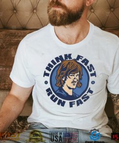 Think Fast, Run Fast College Football T Shirt