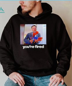 Twitter CEO Elon Musk you’re fired meme shirt