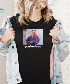 Twitter CEO Elon Musk you’re fired meme shirt