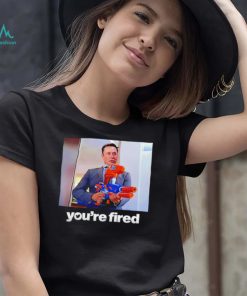 Twitter CEO Elon Musk you’re fired meme shirt