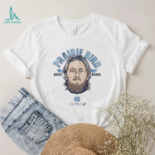 UNC Basketball Brady Manek Prairie Bird Tee Shirt