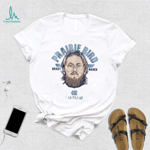 UNC Basketball Brady Manek Prairie Bird Tee Shirt