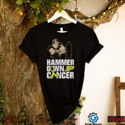 University Purdue Hammer Down Cancer Hoodie