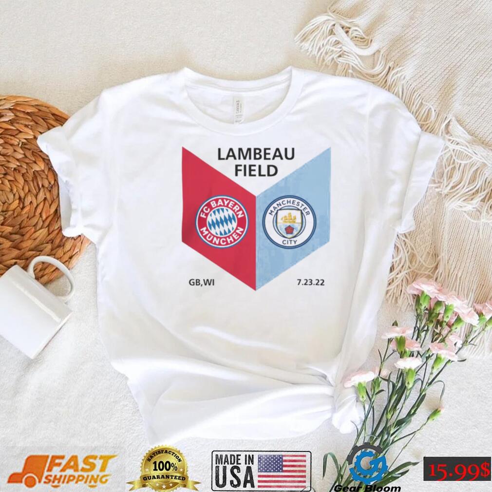 Bayern Munich vs Manchester City Lambeau Field 2022 Shirt