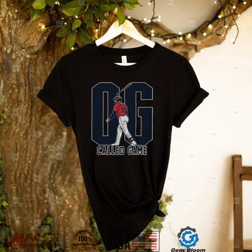 Oscar Gonzalez Cleveland Guardians OG Called Game Shirt