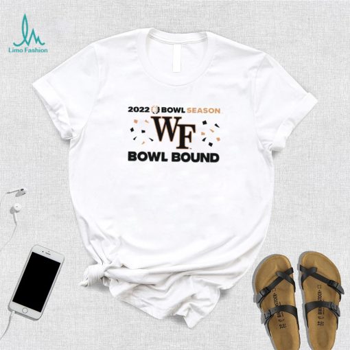 Wake Forest Football 2022 Bowl Season Wf Bowl Bound Tee Shirt