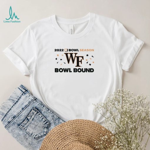 Wake Forest Football 2022 Bowl Season Wf Bowl Bound Tee Shirt