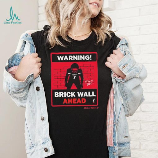 Warning Jaheim Thomas Brick Wall Ahead Signature Shirt