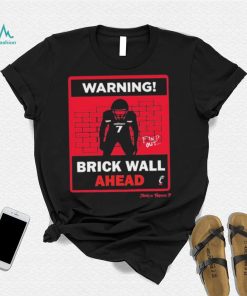 Warning Jaheim Thomas Brick Wall Ahead Signature Shirt