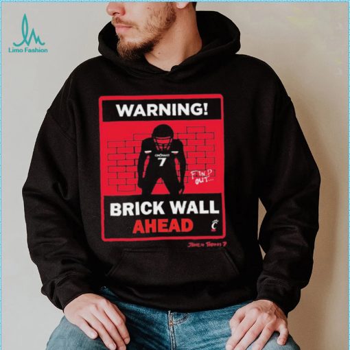 Warning Jaheim Thomas Brick Wall Ahead Signature Shirt