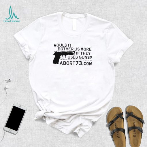 Would it bother US more if they used guns art shirt