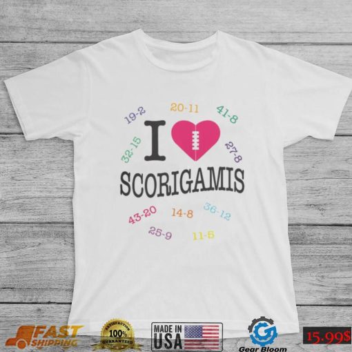 NFL Seahawks I Love Scorigamis T Shirt