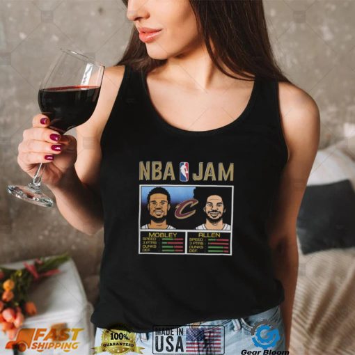 NBA Jam Cavs Mobley And Allen T Shirt