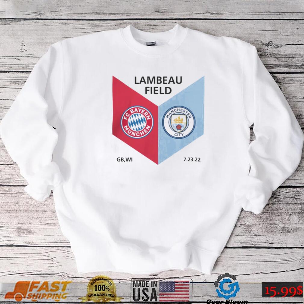 Bayern Munich vs Manchester City Lambeau Field 2022 Shirt