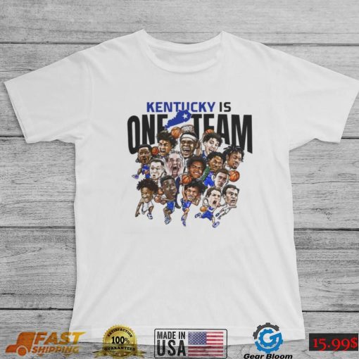 Kentucky MBB Releases One Team One State Relief T Shirt