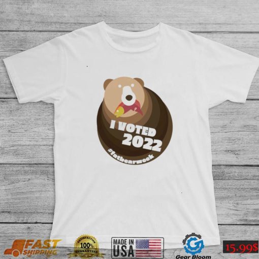 I voted 2022 fat Bear week logo shirt
