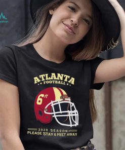 2020 NFL Atlanta Falcons Spirit Stay 6ft Away Atlanta Falcons T Shirt