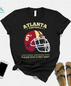 2020 NFL Atlanta Falcons Spirit Stay 6ft Away Atlanta Falcons T Shirt