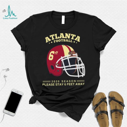 2020 NFL Atlanta Falcons Spirit Stay 6ft Away Atlanta Falcons T Shirt