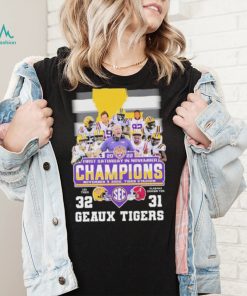 2022 First Saturday In November Champions Geaux Tigers 32 31 Matchup Shirt