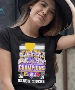 2022 First Saturday In November Champions Geaux Tigers 32 31 Matchup Shirt