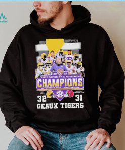 2022 First Saturday In November Champions Geaux Tigers Football Team Shirt