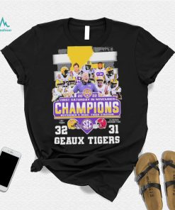 2022 First Saturday In November Champions Geaux Tigers Football Team Shirt