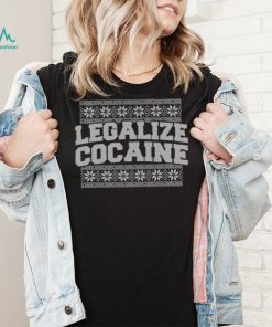 2022 Legalize cocaine tacky Ugly Christmas sweatshirt