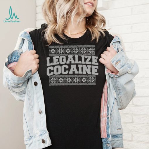 2022 Legalize cocaine tacky Ugly Christmas sweatshirt