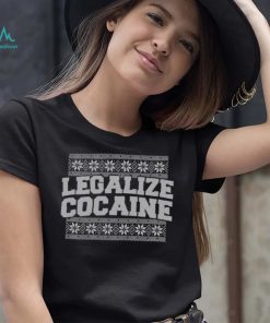 2022 Legalize cocaine tacky Ugly Christmas sweatshirt