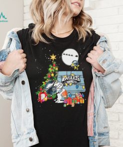 2022 Snoopy And Woodstock Philadelphia Eagles Home Merry Christmas Shirt